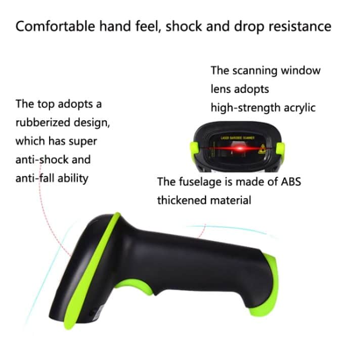 Laser-Wireless-Scanner, Bluetooth-Scanner, Supermarkt-Express-Scanner, 5100 (2.4G)  One-dimensional Wireless, 5100 (433M) One-dimensional Wireless, 3100 (1D) One-dimensional Bluetooth, 5100 (2D) Two-dimensional Wireless... – Bild 5