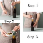 2 Stück Austernsaucen-Flaschendüse, Pumpenkopf, Haushalts-Kraftstoffflaschenpresse, Small (Green), Small (Blue), Small (Warm Gray), Large (Green), Large (Blue), Large (Warm Gray) – Bild 4