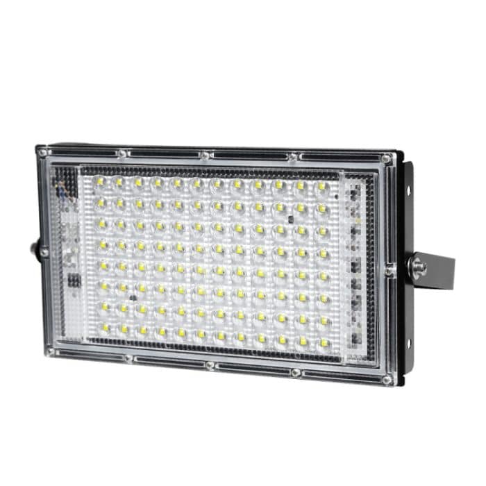 Wasserdichtes LED-Flutlicht für den Außenbereich, Gartenleuchte, Baustellenbeleuchtung, Projektleuchte, Spezifikationen:, 50W 50 Beads (Warm White), 50W 50 Beads (Cool White), 100W 96 Beads (Warm White), 100W 96 Beads (Cool White) – Bild 1