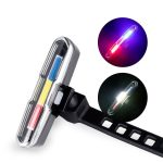 Fahrradlicht USB-Lade-LED-Warnlicht Nachtreiten COB-Rücklicht, Spezifikation:, 7505C Red White Blue Light, 7505A Single Red Light, 7505B Red White Light, 7505 Red Blue Light