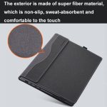 13,3-Zoll-Laptop-Anti-Fall-Schutzhülle aus Leder mit Ständer – Bild 7