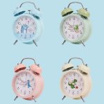 Niedlicher Glockenwecker für Studenten am Bett, stummgeschaltete Uhr mit Licht. Spezifikation:, Y33 3 Inch (Blue), Y33 3 Inch (Green), Y33 3 Inch (Pink), Y33 3 Inch (Beige), Y34 3 Inch (Blue), Y34 3 Inch (Green), Y34 3 Inch (Pink), Y34 3 Inch (Beige)... – Bild 2