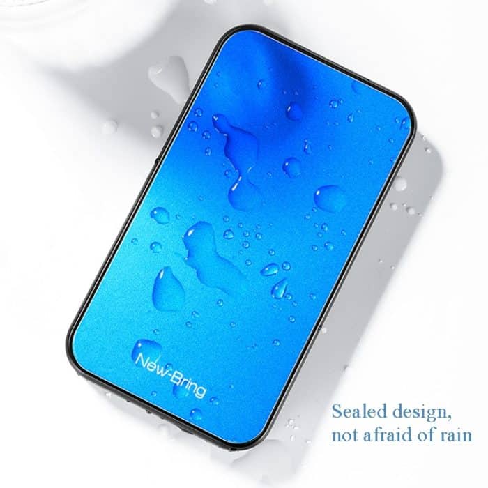 New-Bring Metall-Kartenhalter, RFID-Anti-Diebstahl-Magnetautomatik, automatische Verschiebung, Visitenkarten-Sase, wasserdichte Geldbörse, Red, Blue, Black, Grey, Carbon Fiber – Bild 5