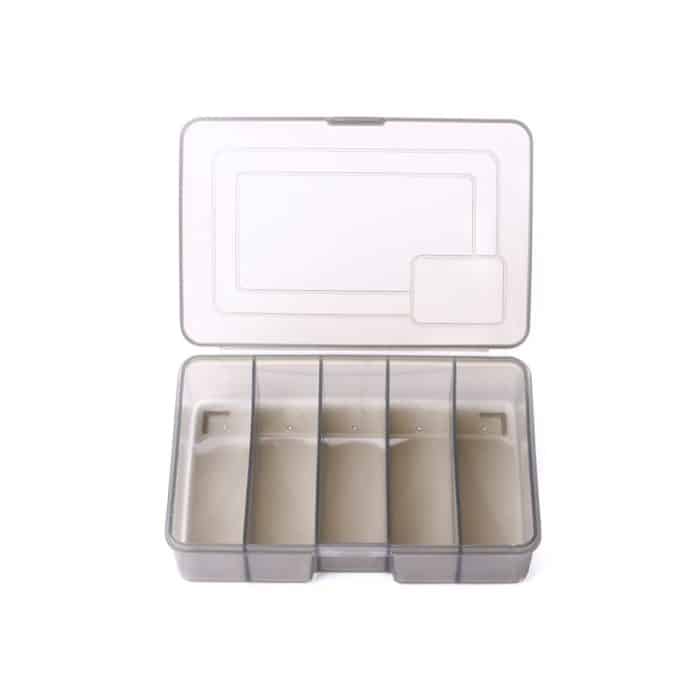 TBD0590881801.jpg 4 Stück HENGJIA qt051 Aufbewahrungsbox für Angelgeräte mit 5 Fächern, Größe:, Small, Medium, Large – Bild 1