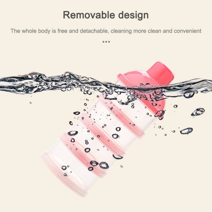 Tragbarer Milchpulver-Formelspender, Lebensmittelbehälter, Aufbewahrungsbox für Babys – Bild 9