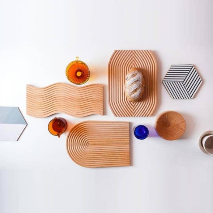 Holztablett Fotografie-Requisiten, Large Elliptical, Medium Elliptical, Small Elliptical, Large Wavy, Medium Wavy, Small Wavy, Rectangular, Square, Large Circle, Small Circle, Rhombus – Bild 7