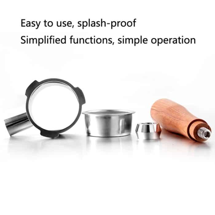 DL-1 Kaffeemaschine aus Zinklegierung, bodenloser Griff für Dongling, Stil:, Beech Two Coils, Plastic, Black Rosewood, Red Gem, Black Rosewood Buckle, Red Gem Curved, Red Rosewood Straight, Red Gem Without Buckle, Bamboo Without Buckle – Bild 3