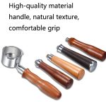 DL-1 Kaffeemaschine aus Zinklegierung, bodenloser Griff für Dongling, Stil:, Beech Two Coils, Plastic, Black Rosewood, Red Gem, Black Rosewood Buckle, Red Gem Curved, Red Rosewood Straight, Red Gem Without Buckle, Bamboo Without Buckle – Bild 4