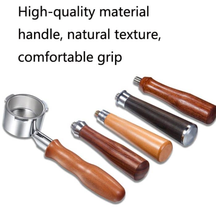 DL-1 Kaffeemaschine aus Zinklegierung, bodenloser Griff für Dongling, Stil:, Beech Two Coils, Plastic, Black Rosewood, Red Gem, Black Rosewood Buckle, Red Gem Curved, Red Rosewood Straight, Red Gem Without Buckle, Bamboo Without Buckle – Bild 4