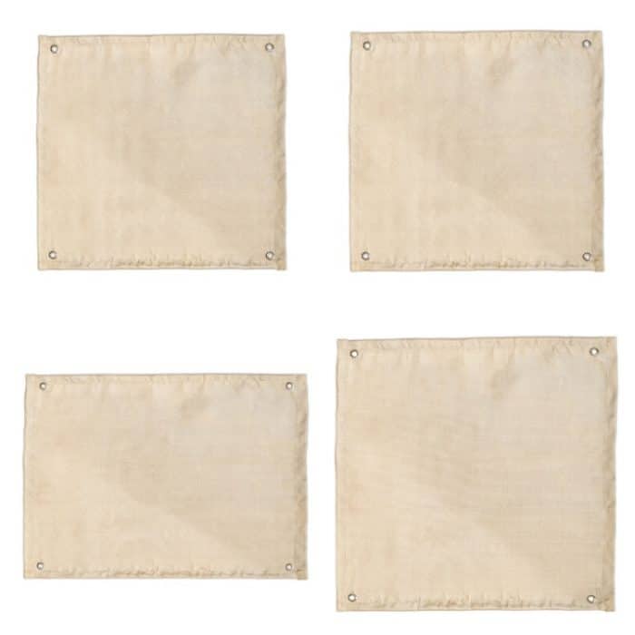 Outdoor-Camping-Fiberglas-Wärmeisolationspad, feuerfestes Tuch, Größe:, 50x50cm, 56x60cm, 56x80cm, 100x100cm – Bild 2