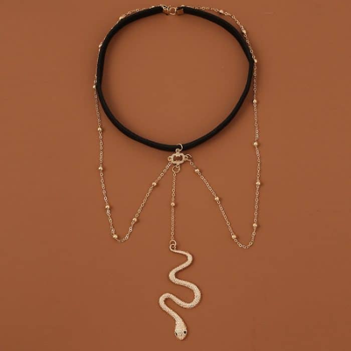 2 Stück BT192-1 elastische Schlangen-lange Fußkettchen-Körperketten-Zubehör – Bild 1