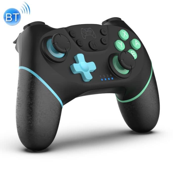 Drahtloses Bluetooth-Gamepad mit Makroprogrammierung für Switch Pro, Pink, Left Blue Right Red, Left Blue Right Green, Black Left Red – Bild 1