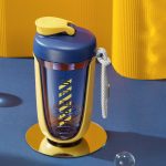 UPSTYLE CMSH-1763 550 ml Milchshake-Rührbecher, White, Yellow, Purple, Green, Black