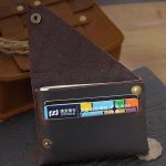 18K-120 Bankkarten-Aufbewahrungstasche aus Leder, Kartenhalter, Black, Yellow brown mad horse, Coffee, Wine Red, Dark Brown, Ink Green, Blue, Purple – Bild 5