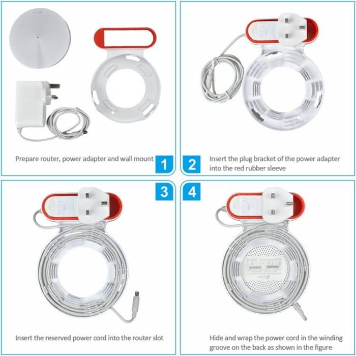 Router-Wandhalterung für TP-LINK DECO M5, For UK Plug, For US Plug – Bild 7