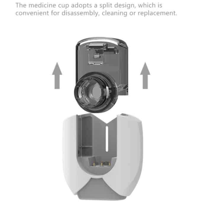 Freihändig tragbarer Micro-Mesh-Vernebler für Erwachsene und Kinder, Stil:, USB Style, With US Plug, With EU Plug – Bild 4