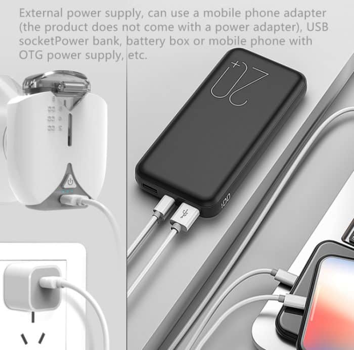 Freihändig tragbarer Micro-Mesh-Vernebler für Erwachsene und Kinder, Stil:, USB Style, With US Plug, With EU Plug – Bild 5