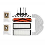 Ersatzzubehör für Xiaomi Dream L10 Plus, 1 PC Main Brush, 4 PCS Side Brush, 2 PCS Filter, 2 PCS Dust Bag, 1 PC Rag – Bild 3