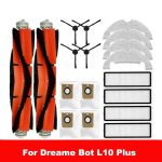 Ersatzzubehör für Xiaomi Dream L10 Plus, 1 PC Main Brush, 4 PCS Side Brush, 2 PCS Filter, 2 PCS Dust Bag, 1 PC Rag – Bild 4