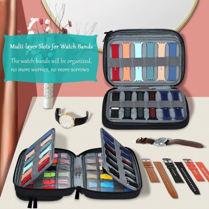 Multifunktions-Aufbewahrungstasche für Uhrenarmband-Datenleitung mit 36 Fächern – Bild 5