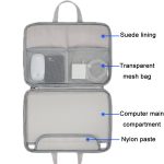 Baona BN-Q006 Laptop-Handtasche aus PU-Leder mit vollständiger Öffnung – Bild 4