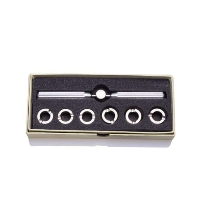 Werkzeug zum Öffnen des Uhrengehäuses, verstellbarer Schraubenschlüssel zum Entfernen der hinteren Abdeckung der Uhr, 65mm 2 Claws, Gear Rear Cover, Round Teeth, Square Teeth – Bild 2