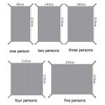 Outdoor-Zeltmatten, verdicktes Oxford-Tuch, wasserdichte Picknickmatte, Größe:, 90x210cm – Bild 3