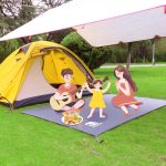 Outdoor-Zeltmatten, verdicktes Oxford-Tuch, wasserdichte Picknickmatte, Größe:, 90x210cm – Bild 7