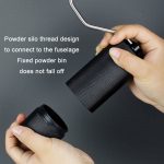 CNC-Edelstahl-Handkurbel-Kaffeebohnenmühle, Pentagon Black, Pentagon Silver, Pentagon Gray, Pentagon Red, Hexagon Black, Hexagon Silver, Hexagon Gray, Hexagon Red, Seven Corner Black, Seven Corner Silver, Seven Corner Gray, Seven Corner Red – Bild 6