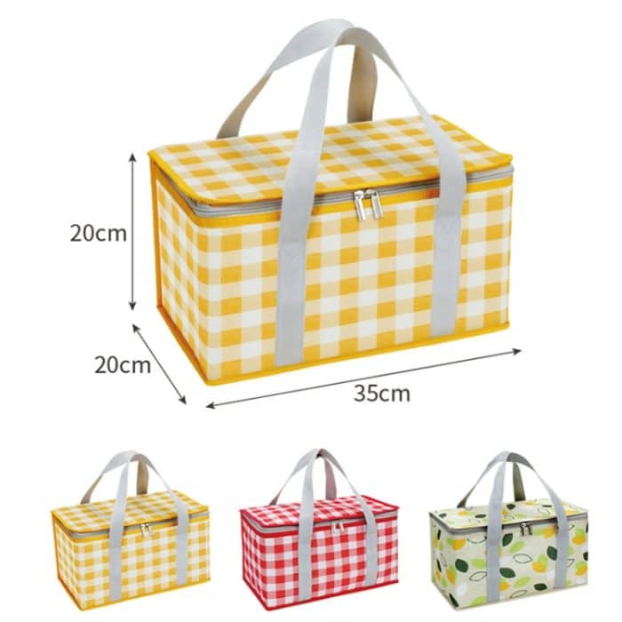 JY2209 Camping Feuchtigkeitsbeständiges tragbares Picknickkorb-Set, Spezifikation:, Red White, Yellow White, Leaves, Red White+150x100cm, Yellow White+150x100cm, Leaves+150x100cm, Red White+150x200cm, Yellow White+150x200cm, Leaves+150x200cm... – Bild 3