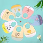 Babyölspray, wasserdichtes Silikon-Lätzchen, ultradünnes Speicheltuch, Muster:, Funny Panda, Bear Baby, Lemon Game, Orange, Lemon Singer, Dinosaurs Athlete, Pear Brothers, Baby Panda, Animal House, Rabbit BATT2, Lion Dot 2, Rabbit Glasses 2, Good Bear ... – Bild 5