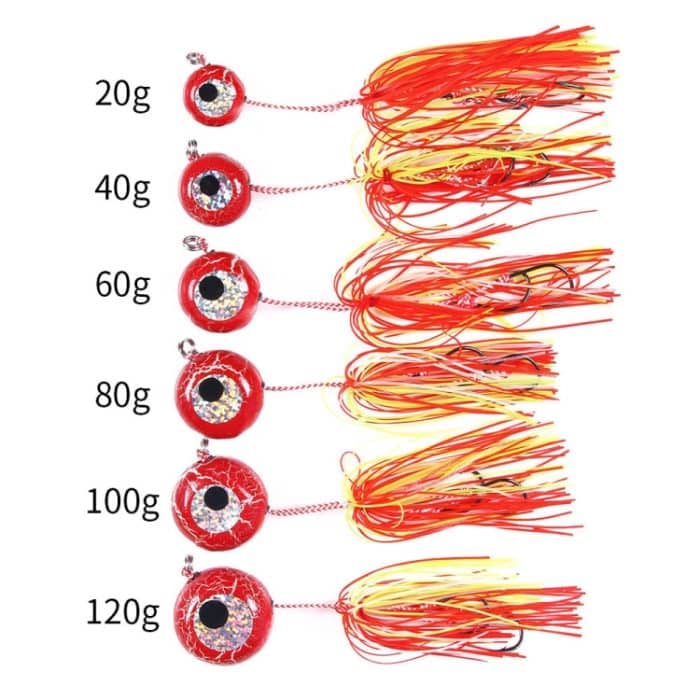 HENGJIA Bearded Guy Lead Sinker Big Head Lead Bait Sea Fishing Hook, 20G – Bild 3