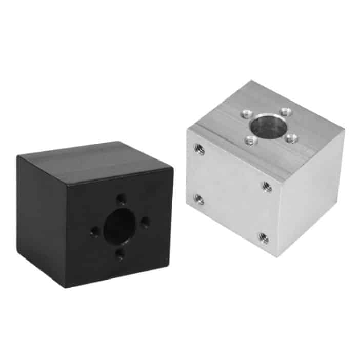 3D-Drucker T-Typ-Schraube T8-Mutter umgewandelter Sitz, Grey, Black – Bild 2