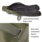 LEO 27746 faltbare Angelrutentasche, lange Angelausrüstung, weiche Tasche, Länge:, 1m Army Green, 1.5m Army Green, 1m Black, 1.5m Black – Bild 5