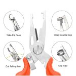 2 Stück Köder-Angelzangen, Hakenpflücker, Köderzangen + Anti-Verlust-Seil, Fishing Pliers Hook – Bild 5