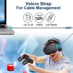 USB3.2 Gen1 VR Link Streamline für Oculus Quest 2, A-C  Aluminum Shell 5M, A-C  Aluminum Shell 6M, A-C  Aluminum Shell 7M, C-C  Aluminum Shell 5M Black, A-C  Aluminum Shell 3M Braided Wire, A-C  Aluminum Shell 5M Braided Wire... – Bild 6