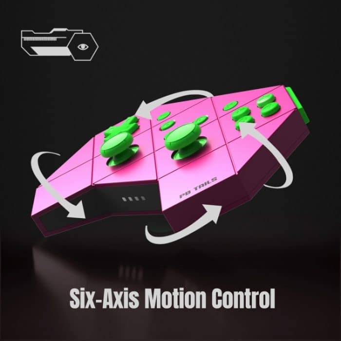 PB TAILS für Switch Bluetooth Wireless Gamepad, Stil:, Ordinary Edition (Army Green), Ordinary Edition (Yellow Green), Ordinary Edition (Rose Red), Ordinary Edition (Black Silver), Deluxe Edition (Army Green) – Bild 5