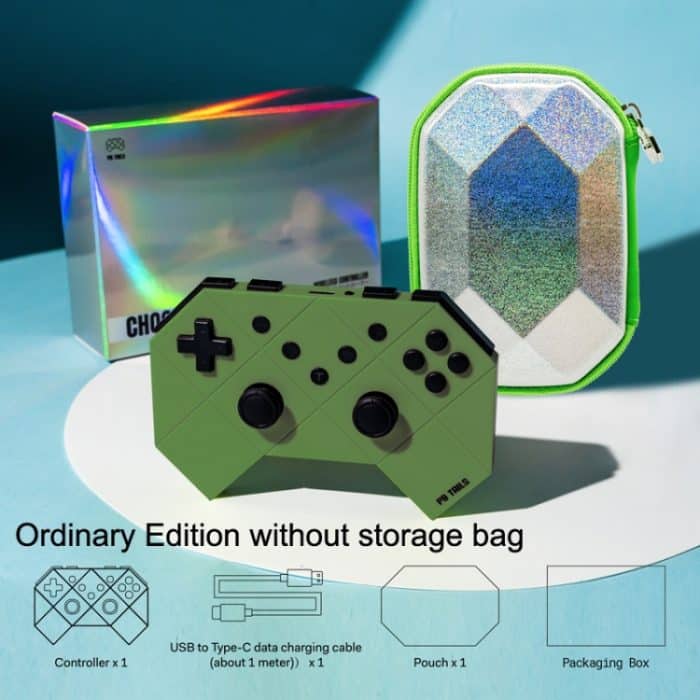 PB TAILS für Switch Bluetooth Wireless Gamepad, Stil:, Ordinary Edition (Army Green), Ordinary Edition (Yellow Green), Ordinary Edition (Rose Red), Ordinary Edition (Black Silver), Deluxe Edition (Army Green) – Bild 6