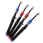 Teleskop-Köderrute, Mini-Angelrute, tragbares Angelgerät, 1.8m – Bild 2