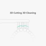 2 Stück Achor Free Tufting elektrischer Zahnbürstenkopf für Usmile, White, Pink – Bild 4