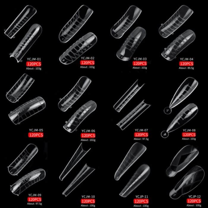 2 Boxen Nagelkristall Rapid Light Therapy Extension Nagelmodell, Form:, 120 PCS 01, 120 PCS 02, 120 PCS 03, 120 PCS 04, 120 PCS 05, 120 PCS 06, 120 PCS 07, 120 PCS 08, 120 PCS 09, 120 PCS 10, 120 PCS 11, 120 PCS 12, 120 PCS 13, 120 PCS 14, 120 PCS 15 – Bild 2