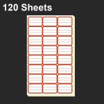 2 Beutel handgeschriebene selbstklebende kleine Etikettenaufkleber