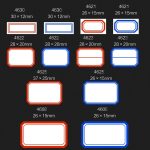 2 Beutel handgeschriebene selbstklebende kleine Etikettenaufkleber – Bild 2