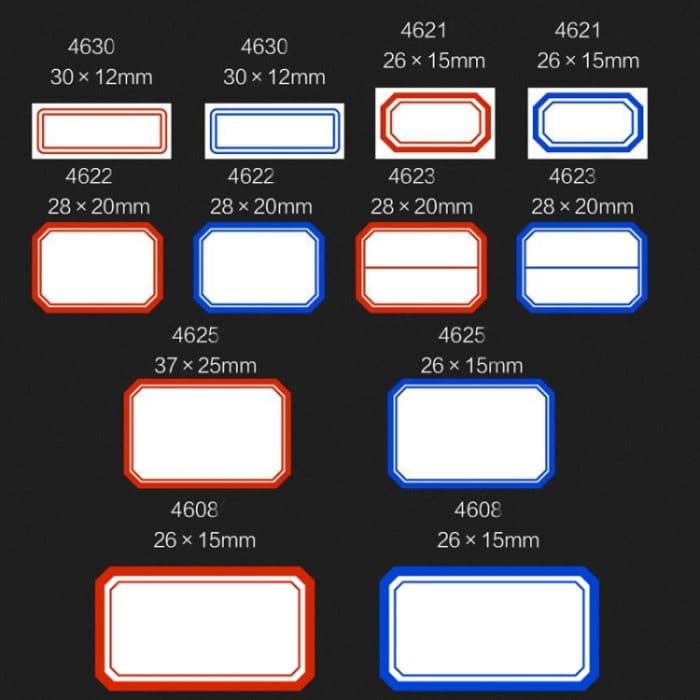 2 Beutel handgeschriebene selbstklebende kleine Etikettenaufkleber – Bild 2