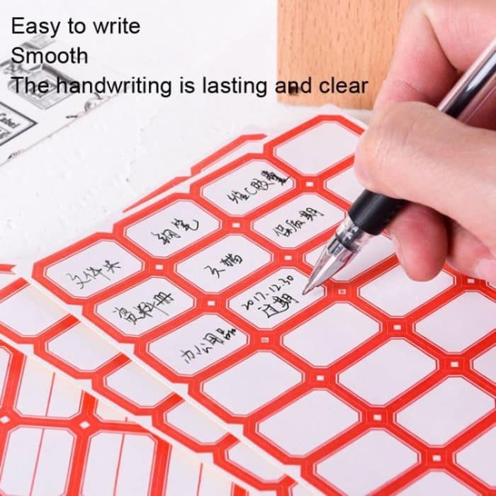 2 Beutel handgeschriebene selbstklebende kleine Etikettenaufkleber – Bild 5