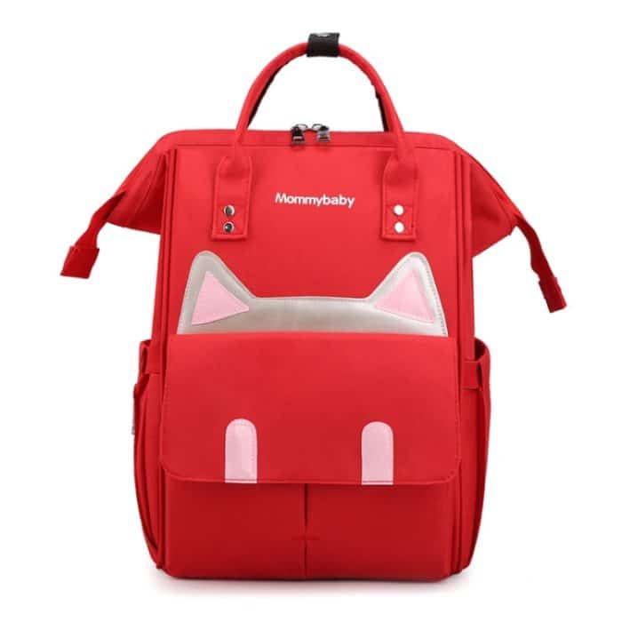 Umstandsflasche, Windelaufbewahrung, großer Rucksack, Mumientasche, Red, Light Grey, Navy Blue, Black, Light Green, Pink, Bear Pink, Bear Red, Bear Black, Bear Blue, Bear Green – Bild 1