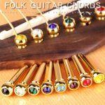 6 Stück Gitarrenkappen aus reinem Kupfer mit Citrin-Motiv, Stil:, Crystal Head (White), Crystal Head (Yellow), Crystal Head (Red), Crystal Head (Purple), Crystal Head (Green) – Bild 6