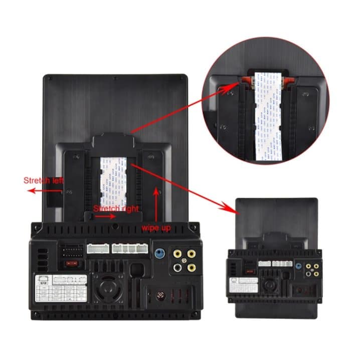 9520C Auto-MP5-Player mit Doppelspindel und 9,5-Zoll-Vertikalbildschirm, Stil:, Standard, Standard+4 Light Camera, Standard+8 Light Camera, Standard+12 Light Camera, Standard+AHD Light Camera – Bild 4