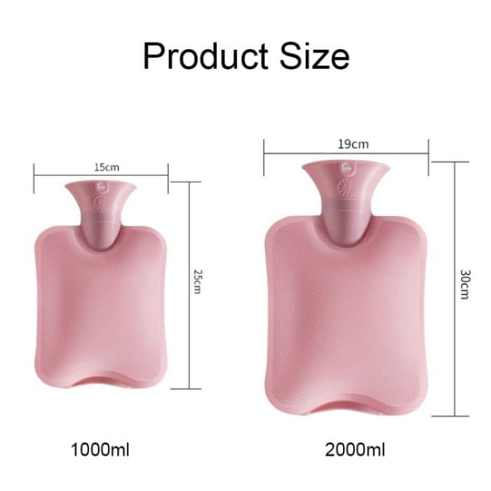 Großer explosionsgeschützter PVC-Warmwasserbeutel mit Wassereinspritzung, Spezifikation:, 1000ml (Light Pink), 1000ml (Leather Pink), 1000ml (Orange), 1000ml (Bean Green), 1000ml (Light Gray), 1000ml (Dark Gray), 1000ml (Navy Blue), 1000ml (Sky Blue)... – Bild 3
