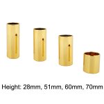 2PCS Edelstahl-Gitarren-Gleitrohr-Folk-Gleitblock, 28mm(Silver), 51mm(Silver), 60mm(Silver), 70mm(Silver), 28mm(Gold) – Bild 3